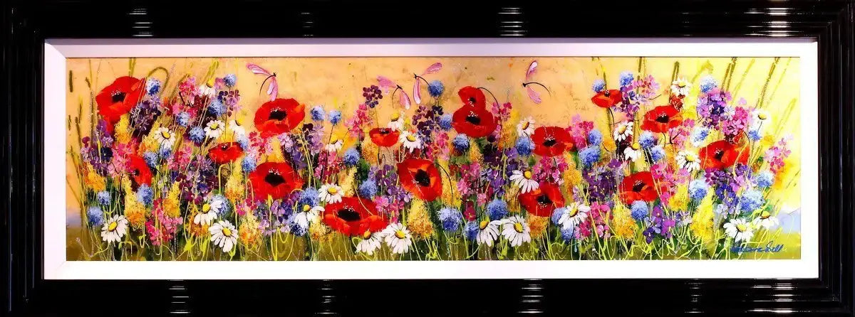 Meadow Walk - SOLD by artist Rozanne Bell - Wyecliffe Galleries