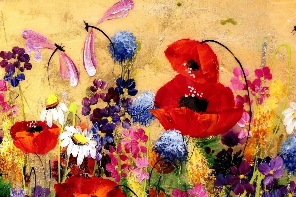 Meadow Walk - SOLD by artist Rozanne Bell - Wyecliffe Galleries