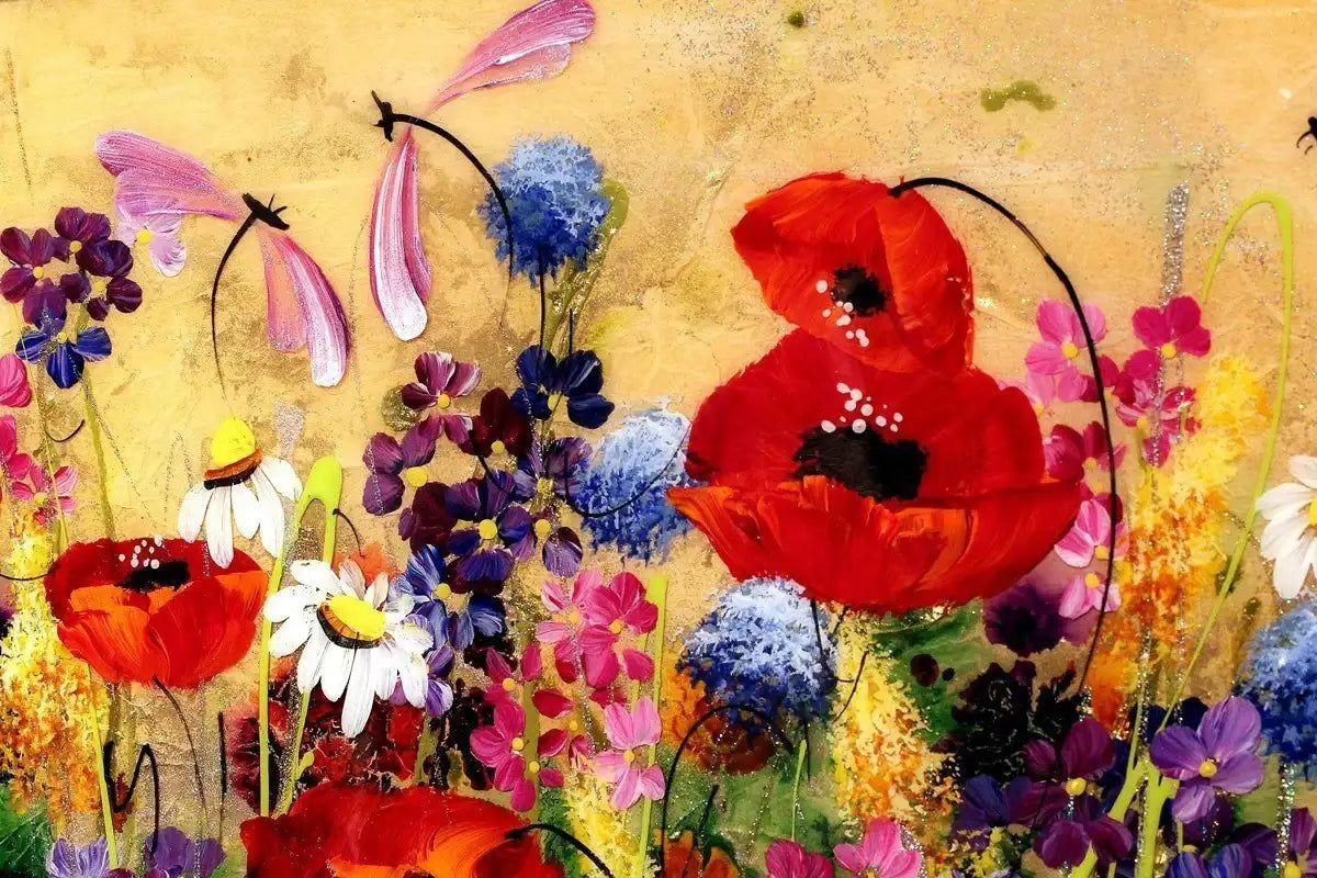 Meadow Walk - SOLD by artist Rozanne Bell - Wyecliffe Galleries