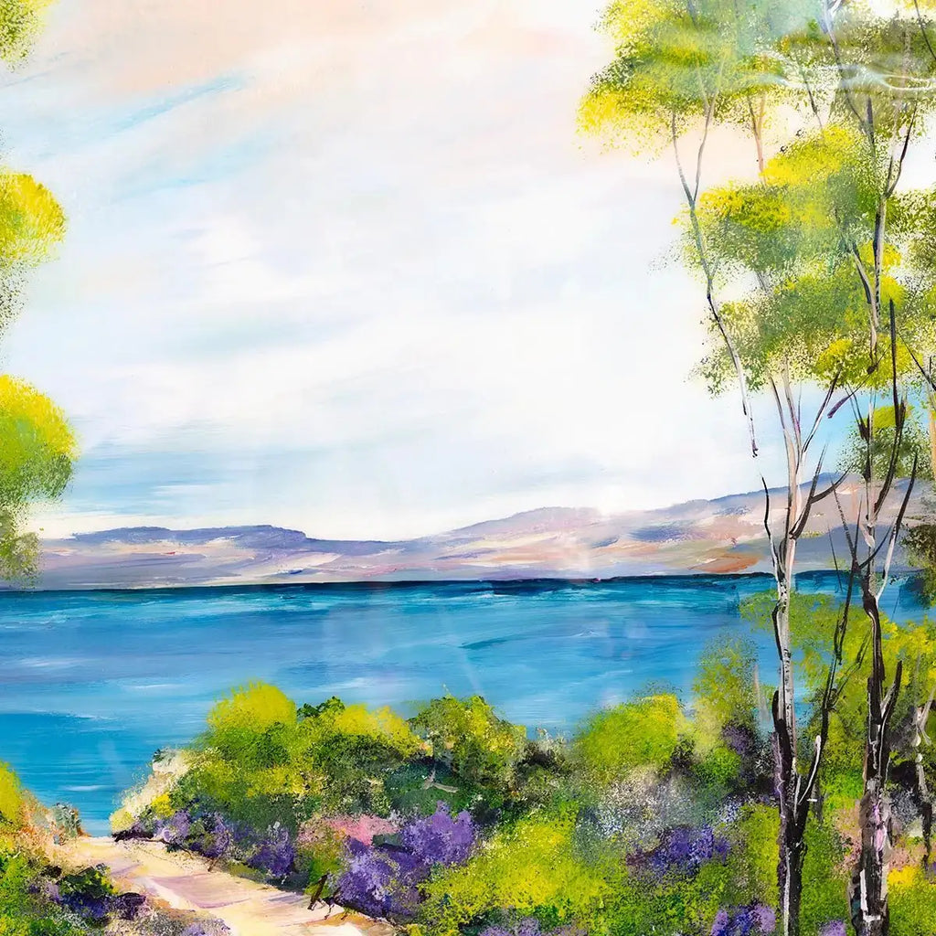 Meet You at the Beach - Original - SOLD by artist Rozanne Bell - Wyecliffe Galleries