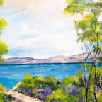 Meet You at the Beach - Original - SOLD by artist Rozanne Bell - Wyecliffe Galleries