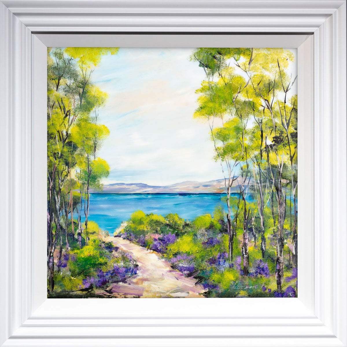 Meet You at the Beach - Original - SOLD by artist Rozanne Bell - Wyecliffe Galleries