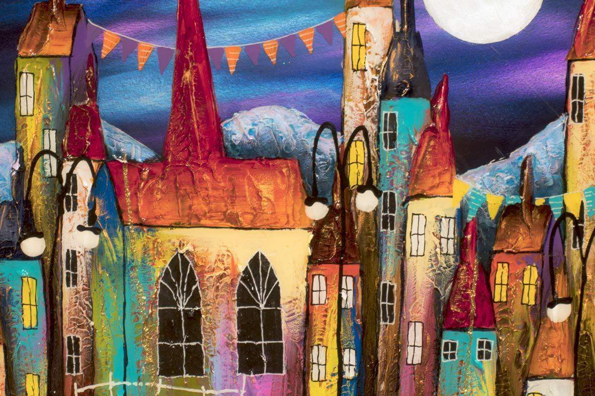Midnight Bay - SOLD by artist Rozanne Bell - Wyecliffe Galleries