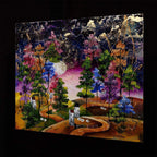 Midnight Moonlight - Original - SOLD by artist Rozanne Bell - Wyecliffe Galleries