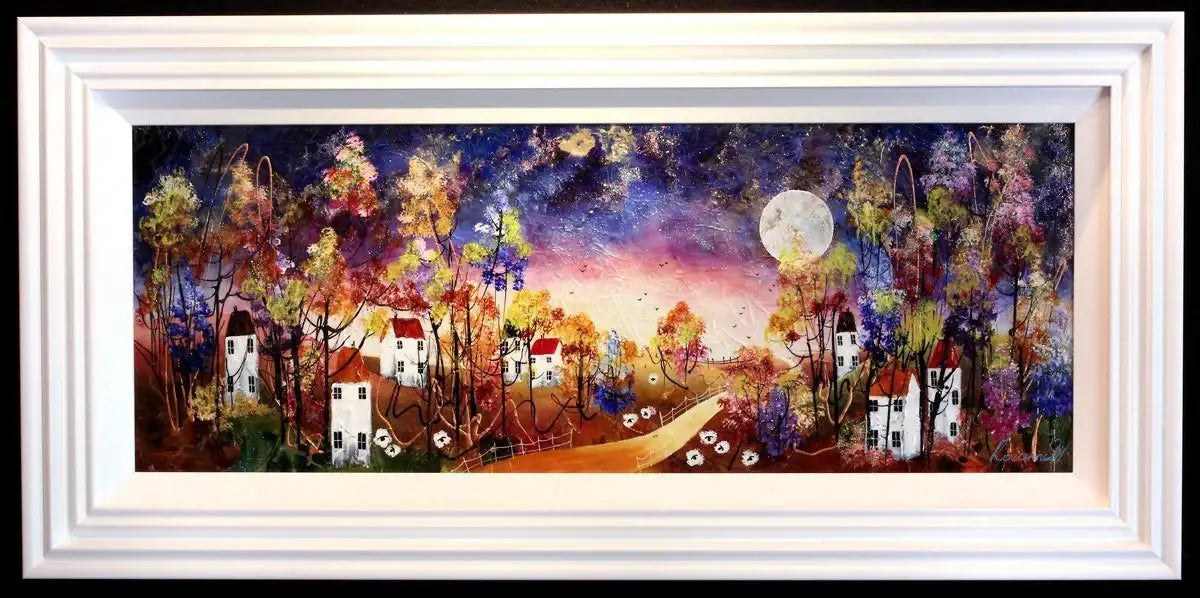 Midnight Sky - Original - SOLD by artist Rozanne Bell - Wyecliffe Galleries