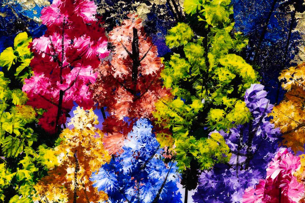 Midnight Stroll - Original - SOLD by artist Rozanne Bell - Wyecliffe Galleries