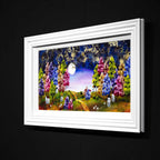 Midnight Stroll - Original - SOLD by artist Rozanne Bell - Wyecliffe Galleries