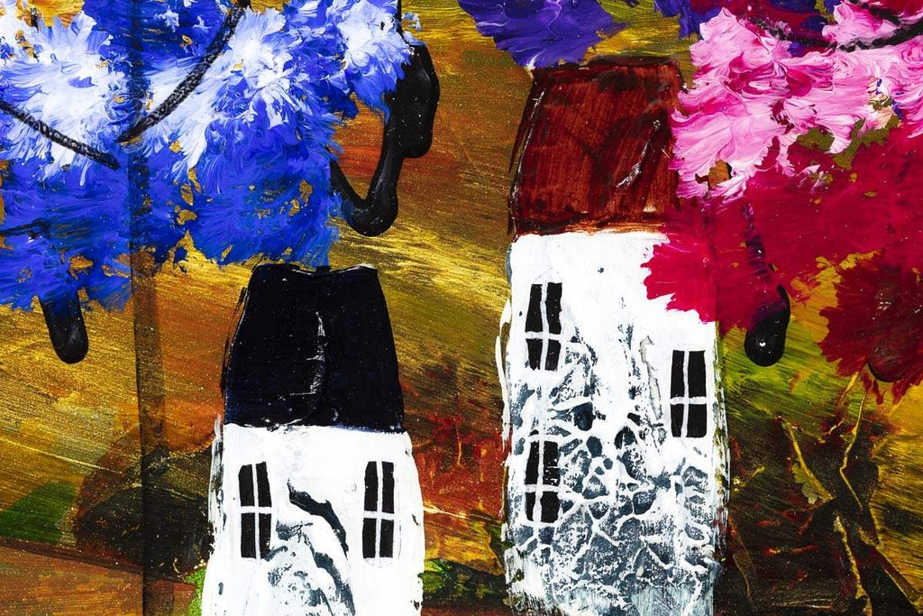 Midnight Stroll - Original - SOLD by artist Rozanne Bell - Wyecliffe Galleries