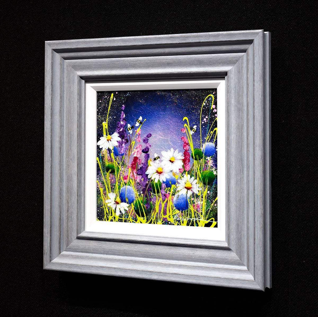 Mini Meadow I - Original - SOLD by artist Rozanne Bell - Wyecliffe Galleries