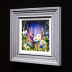 Mini Meadow I - Original - SOLD by artist Rozanne Bell - Wyecliffe Galleries