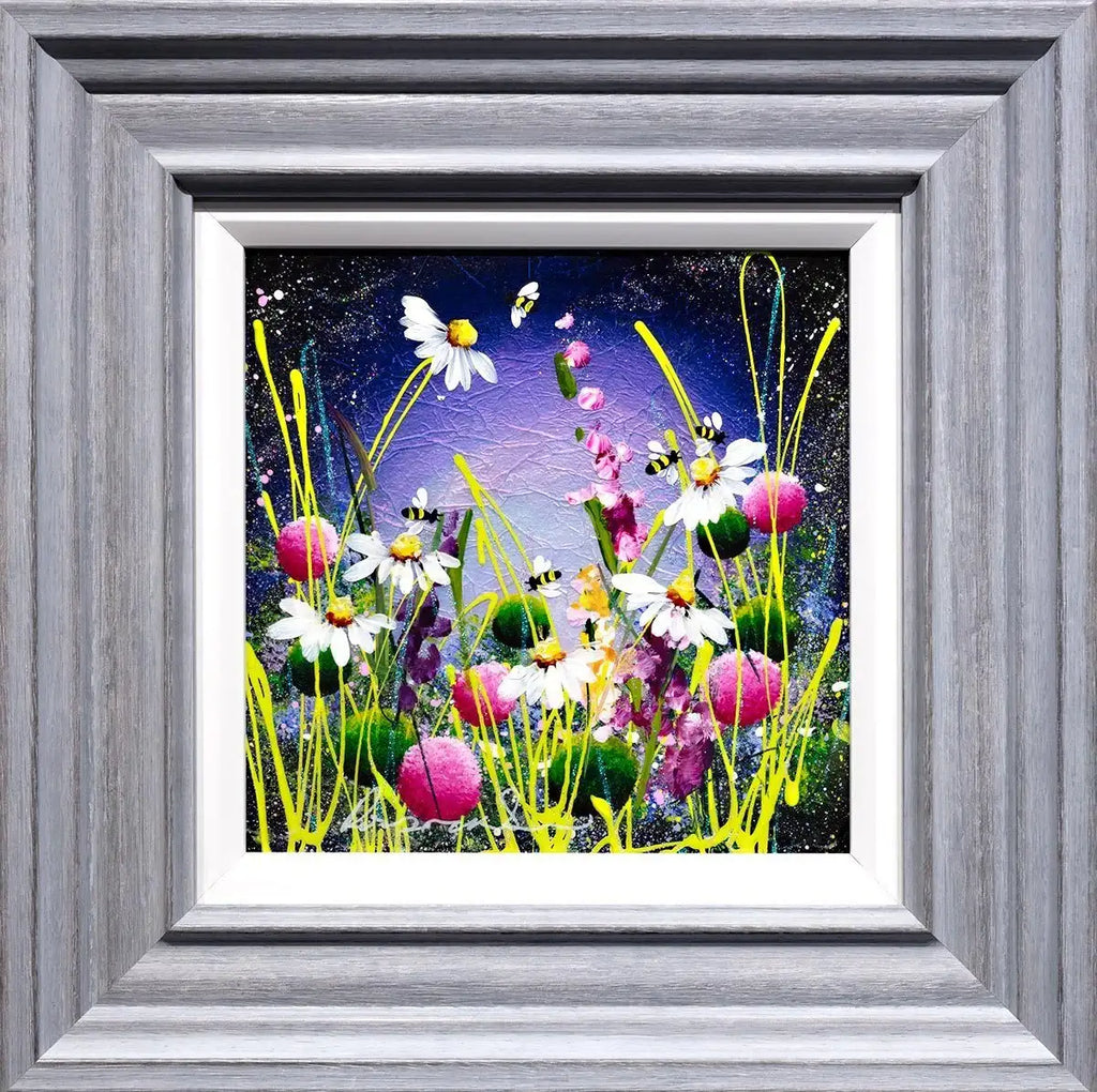 Mini Meadow II - Original - SOLD by artist Rozanne Bell - Wyecliffe Galleries