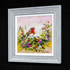 Mistletoe Mischief - Original - SOLD by artist Rozanne Bell - Wyecliffe Galleries