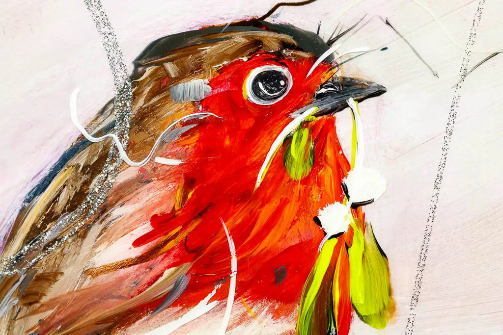 Mistletoe Mischief - Original - SOLD by artist Rozanne Bell - Wyecliffe Galleries