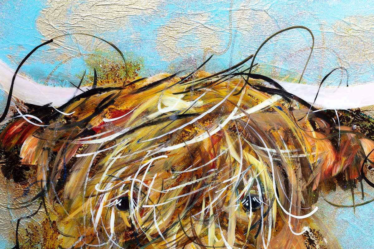 Molly - Original - SOLD by artist Rozanne Bell - Wyecliffe Galleries