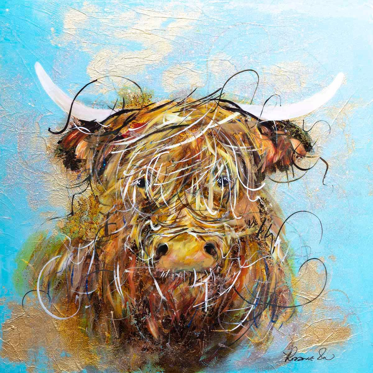 Molly - Original - SOLD by artist Rozanne Bell - Wyecliffe Galleries