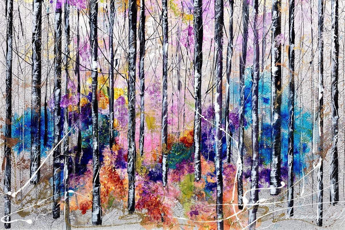 Moments of Bliss - Original - SOLD by artist Rozanne Bell - Wyecliffe Galleries