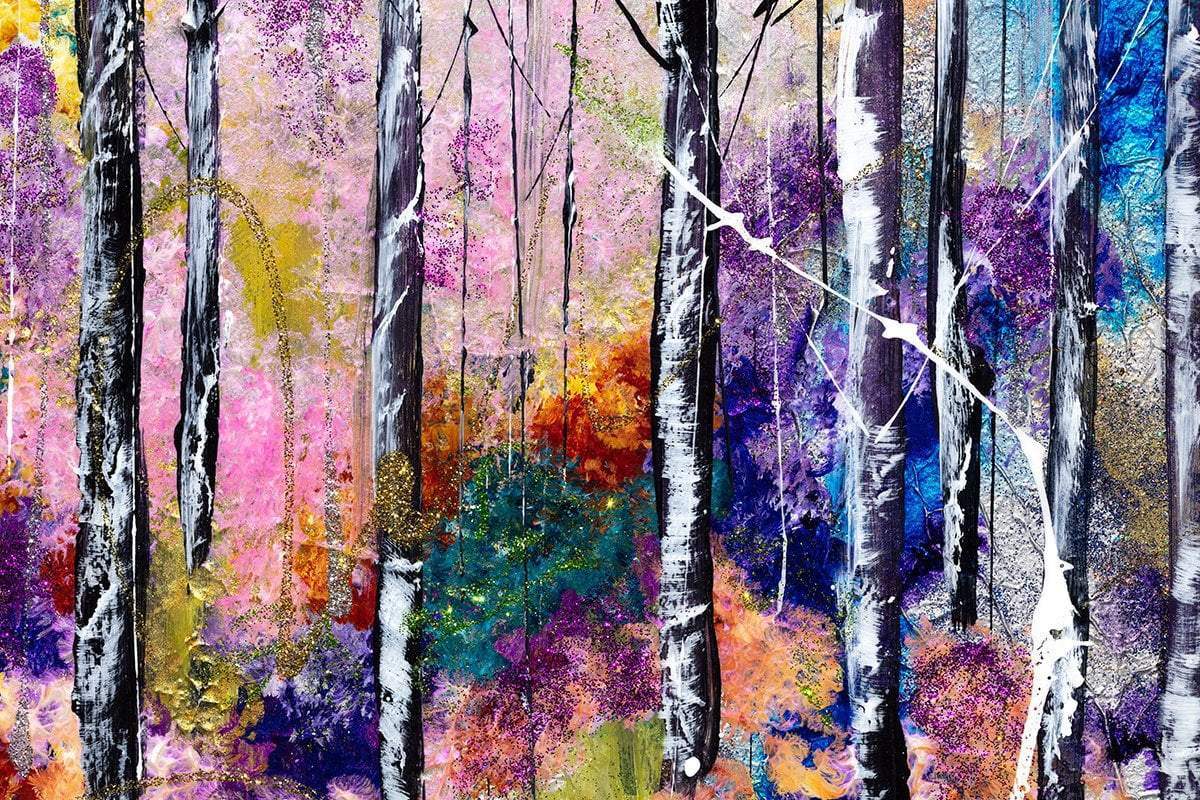 Moments of Bliss - Original - SOLD by artist Rozanne Bell - Wyecliffe Galleries