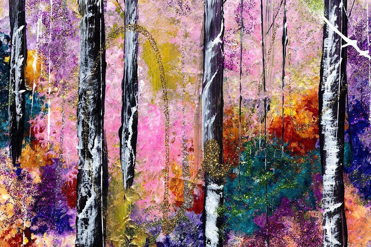 Moments of Bliss - Original - SOLD by artist Rozanne Bell - Wyecliffe Galleries