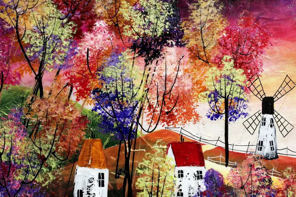 Moon Rising - SOLD by artist Rozanne Bell - Wyecliffe Galleries