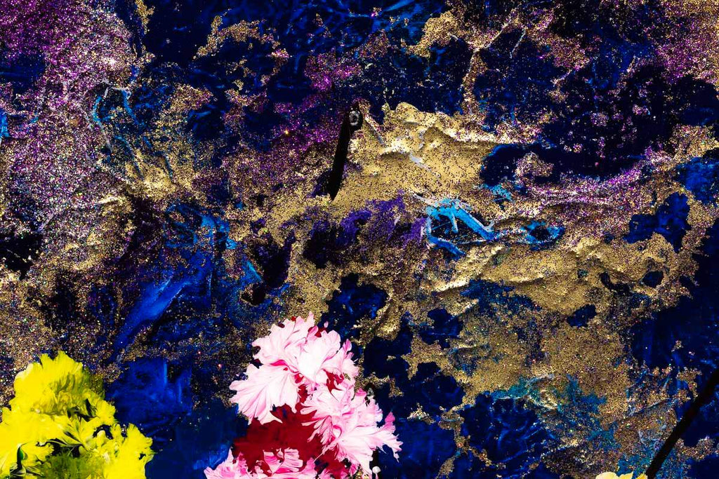 Moon Village - Original - SOLD by artist Rozanne Bell - Wyecliffe Galleries