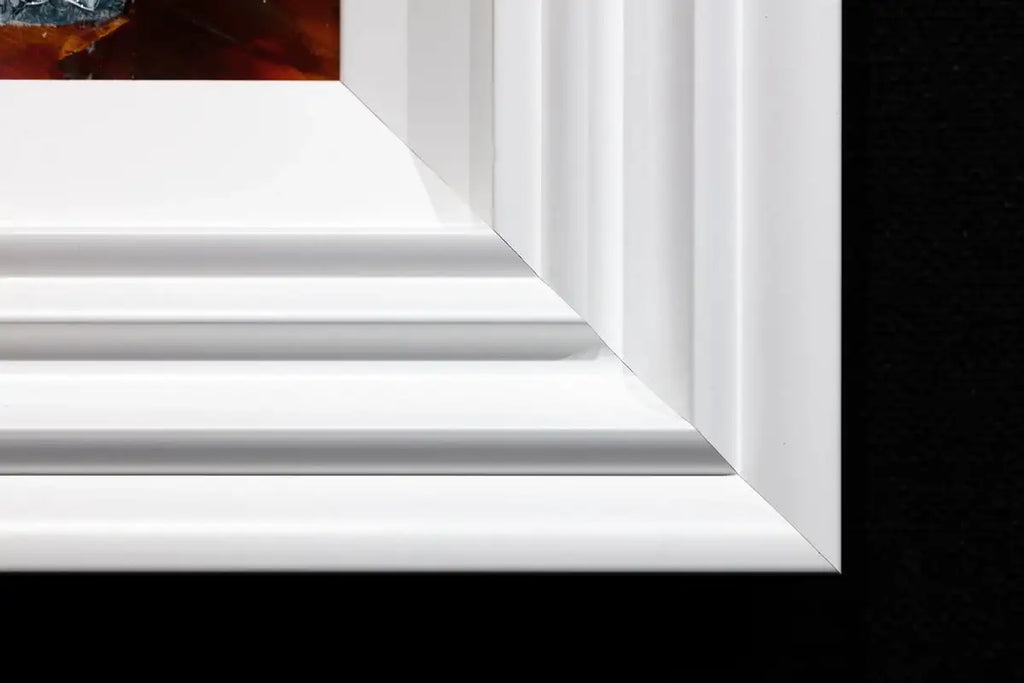 Moon Village - Original - SOLD by artist Rozanne Bell - Wyecliffe Galleries