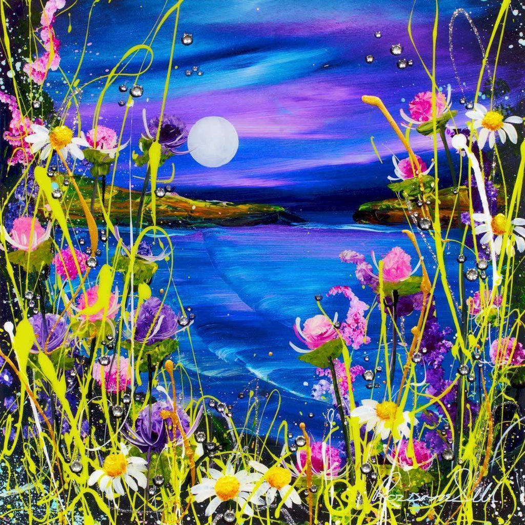 Moonbeam - Original - SOLD by artist Rozanne Bell - Wyecliffe Galleries