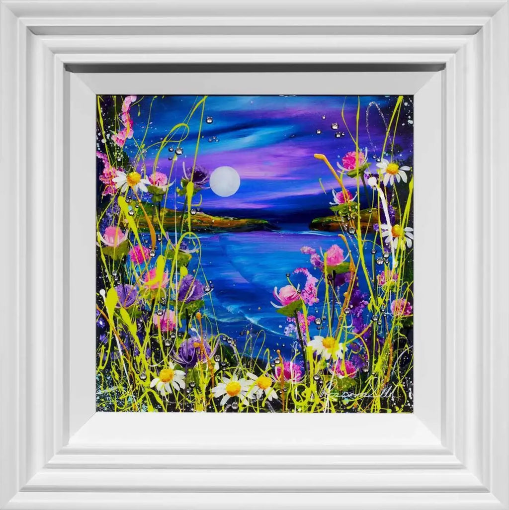 Moonbeam - Original - SOLD by artist Rozanne Bell - Wyecliffe Galleries