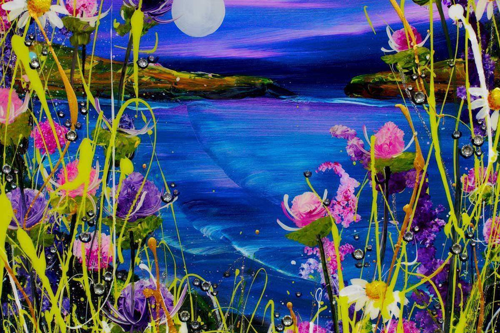 Moonbeam - Original - SOLD by artist Rozanne Bell - Wyecliffe Galleries