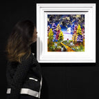 Moonbeam Pathway - Original - SOLD by artist Rozanne Bell - Wyecliffe Galleries