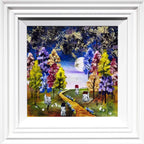 Moonbeam Pathway - Original - SOLD by artist Rozanne Bell - Wyecliffe Galleries