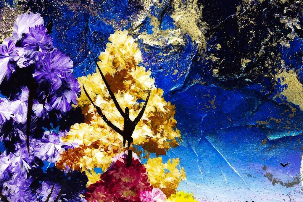 Moonbeam Pathway - Original - SOLD by artist Rozanne Bell - Wyecliffe Galleries