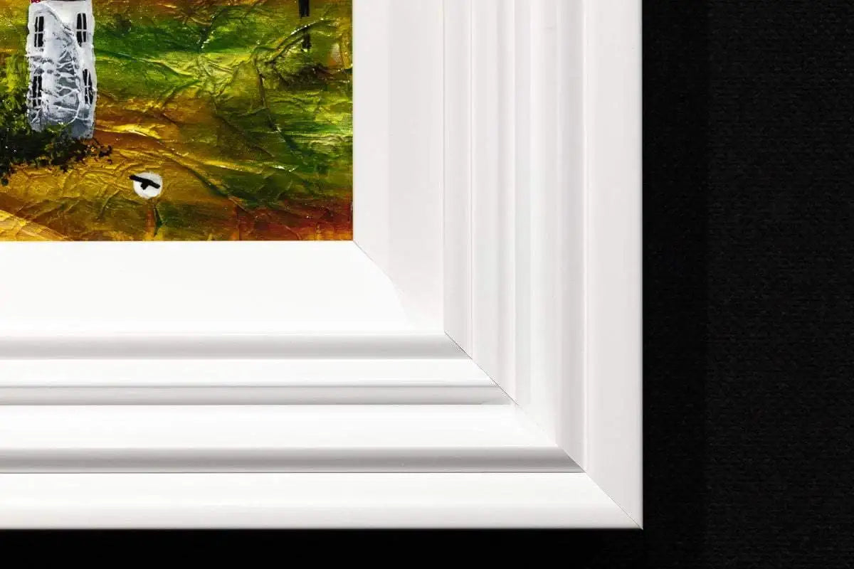 Moonbeam Village - Original - SOLD by artist Rozanne Bell - Wyecliffe Galleries