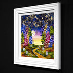 Moonbeam Village - Original - SOLD by artist Rozanne Bell - Wyecliffe Galleries