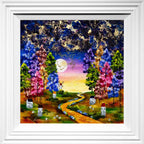 Moonbeam Village - Original - SOLD by artist Rozanne Bell - Wyecliffe Galleries