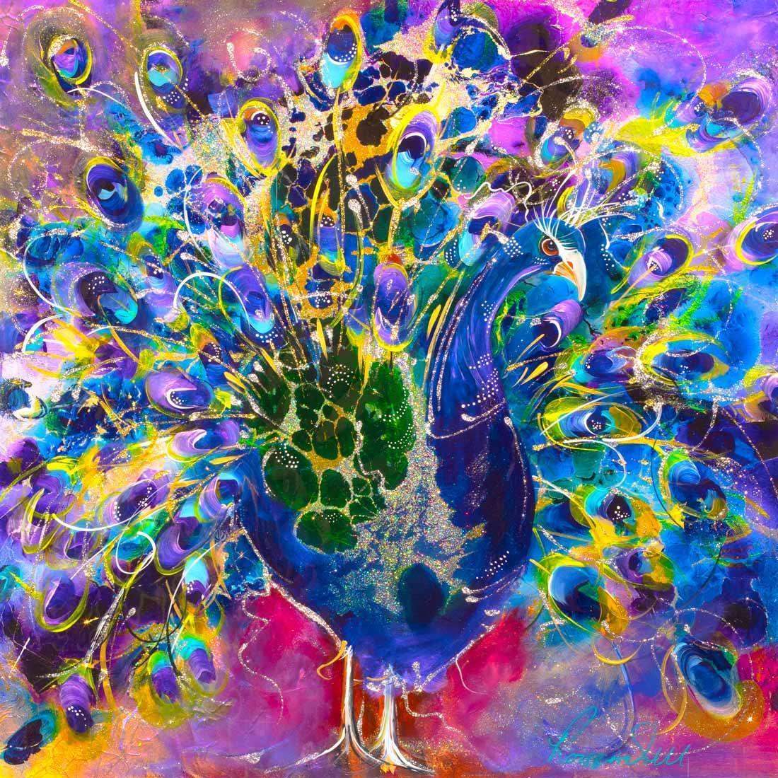 Moonlight Feather - SOLD by artist Rozanne Bell - Wyecliffe Galleries