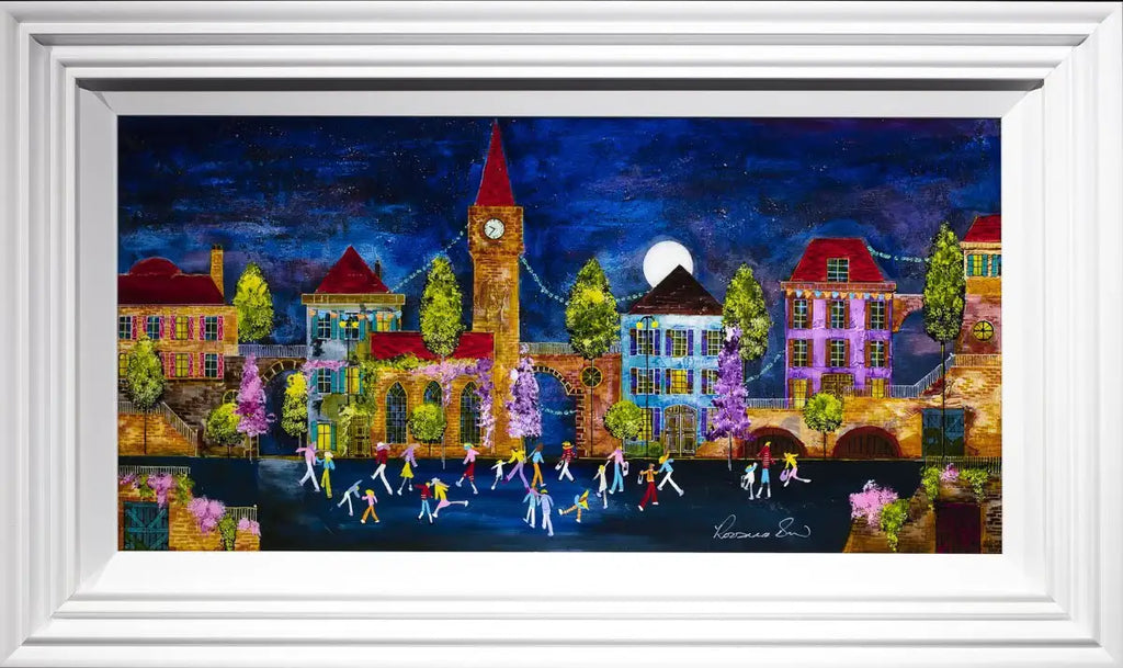 Moonlight Magic - Original - SOLD by artist Rozanne Bell - Wyecliffe Galleries