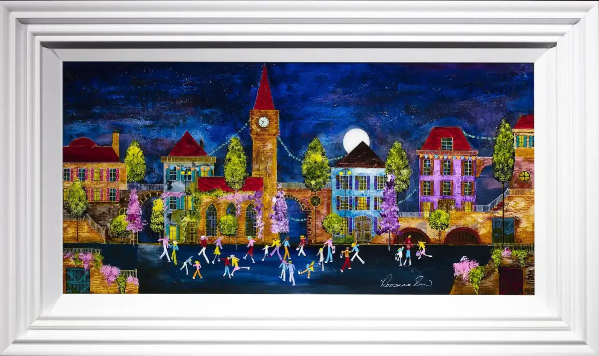 Moonlight Magic - Original - SOLD by artist Rozanne Bell - Wyecliffe Galleries