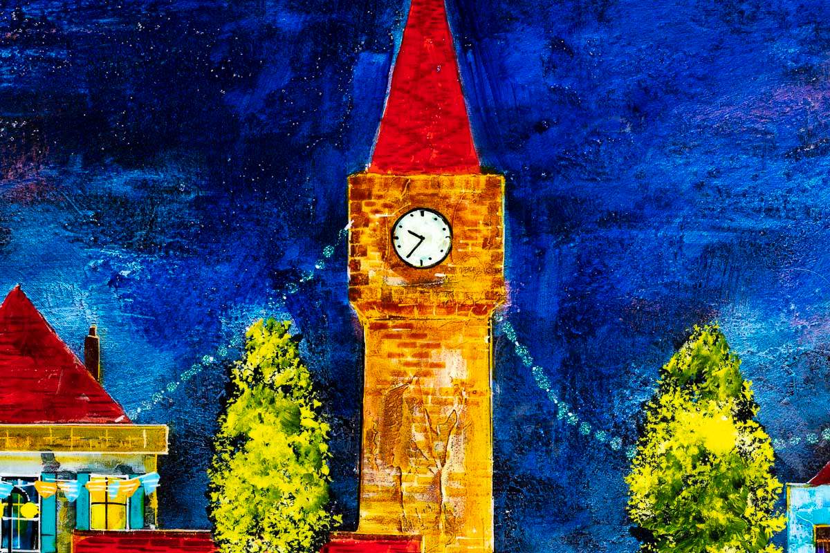 Moonlight Magic - Original - SOLD by artist Rozanne Bell - Wyecliffe Galleries