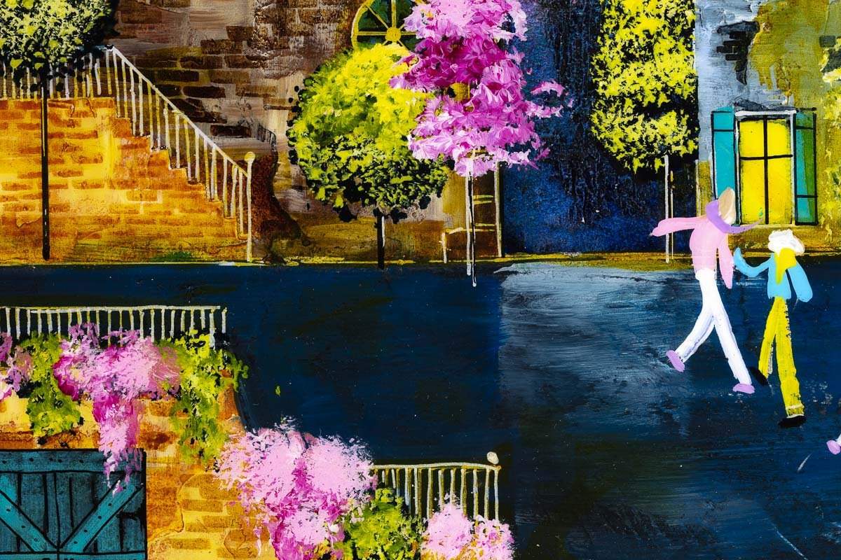 Moonlight Magic - Original - SOLD by artist Rozanne Bell - Wyecliffe Galleries