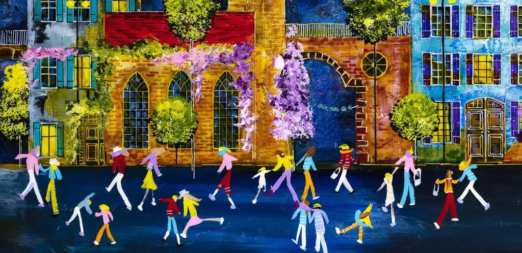 Moonlight Magic - Original - SOLD by artist Rozanne Bell - Wyecliffe Galleries