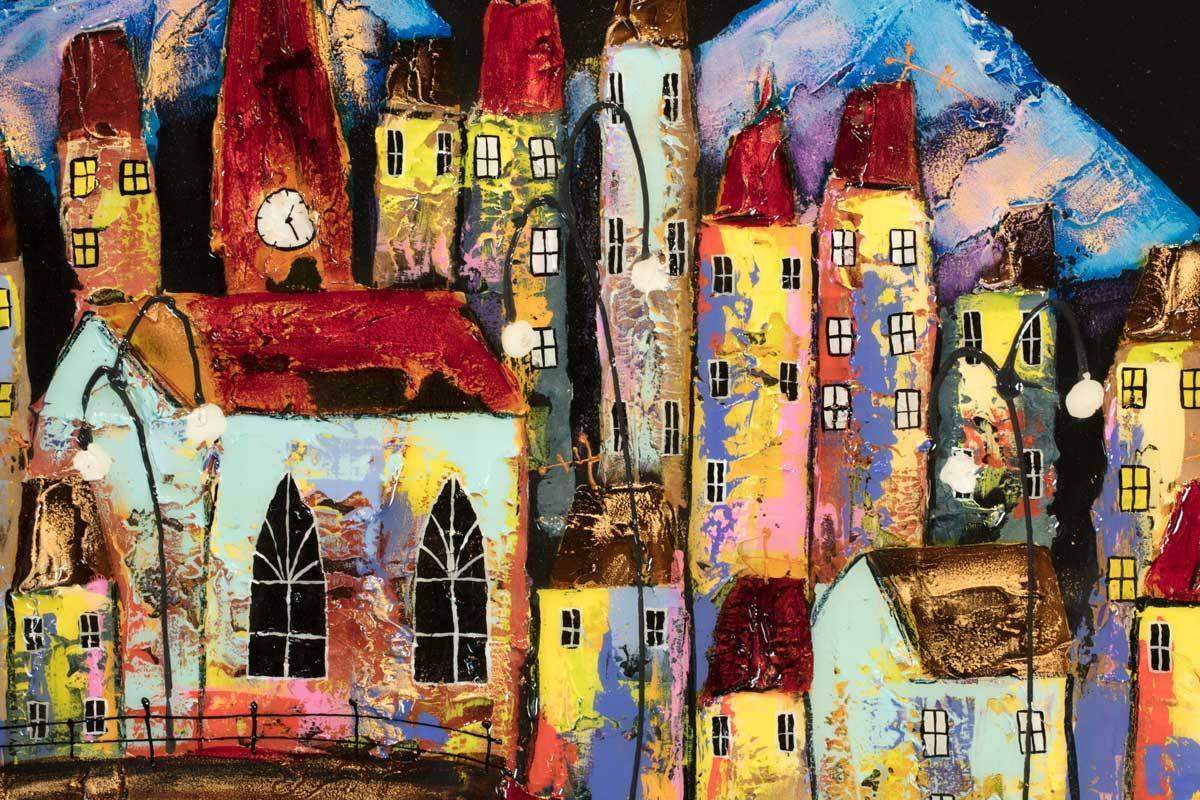 Moonlight Reflections - SOLD by artist Rozanne Bell - Wyecliffe Galleries