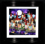 Moonlight Sailing - SOLD by artist Rozanne Bell - Wyecliffe Galleries