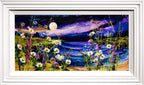 Moonlit Blooms - Original - SOLD by artist Rozanne Bell - Wyecliffe Galleries