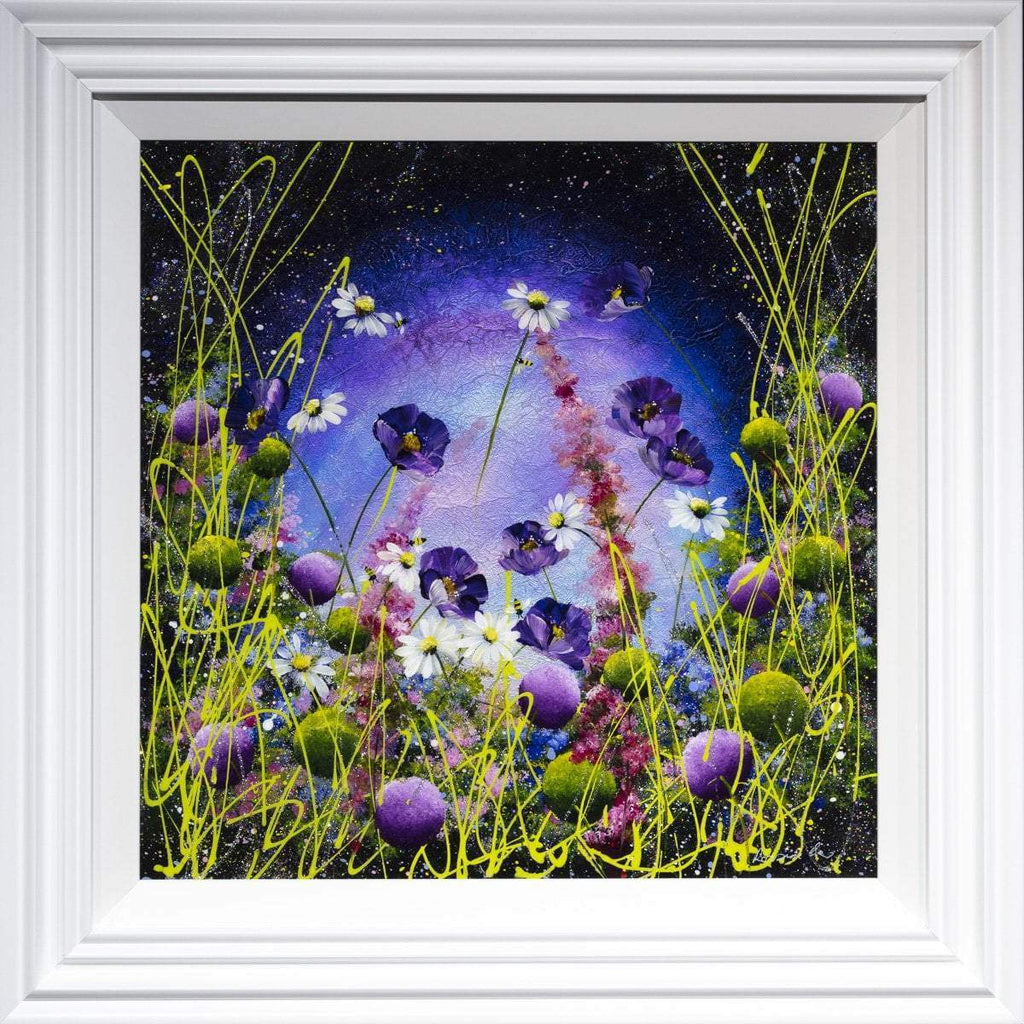 Moonlit Meadow - Original - SOLD by artist Rozanne Bell - Wyecliffe Galleries