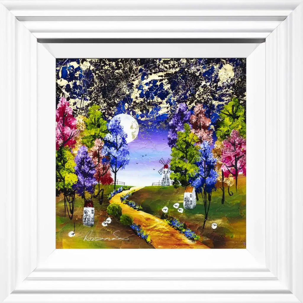 Moonlit Nights - Original - SOLD by artist Rozanne Bell - Wyecliffe Galleries