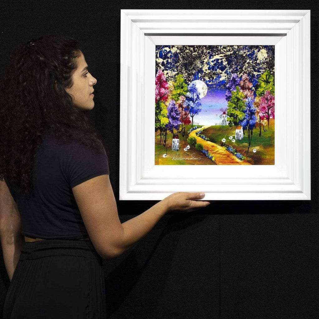 Moonlit Nights - Original - SOLD by artist Rozanne Bell - Wyecliffe Galleries