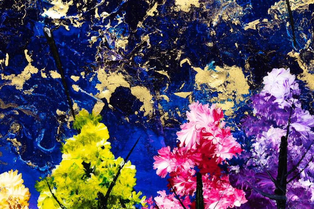 Moonlit Pathway - Original - SOLD by artist Rozanne Bell - Wyecliffe Galleries