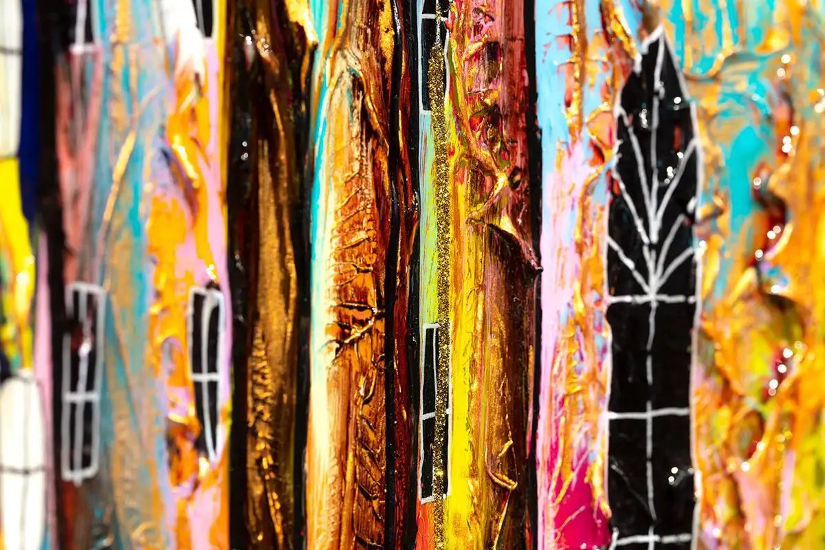 Moonlit Sanctuary - Original - SOLD by artist Rozanne Bell - Wyecliffe Galleries