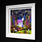 Moonlit Stroll - Original - SOLD by artist Rozanne Bell - Wyecliffe Galleries