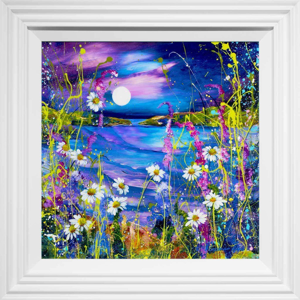 Moonscape - SOLD by artist Rozanne Bell - Wyecliffe Galleries